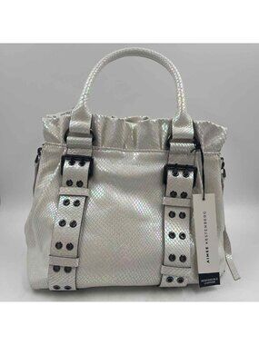 Aimee Kestenberg Women's White New with Tags Snakeskin Purse